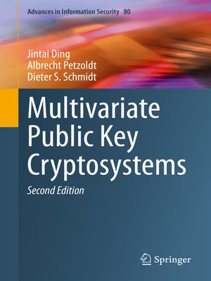 cover image of Multivariate Public Key Cryptosystems